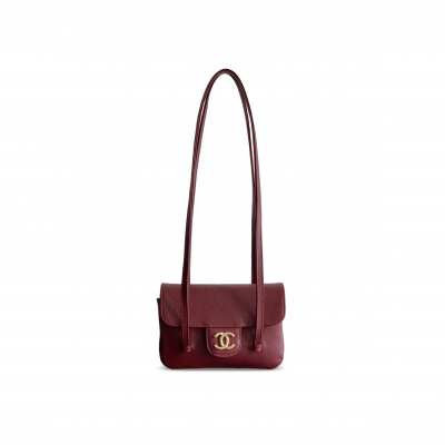 CHANEL CLUTCH WITH LEATHER STRAP AP5068 (17*11.5*5cm)